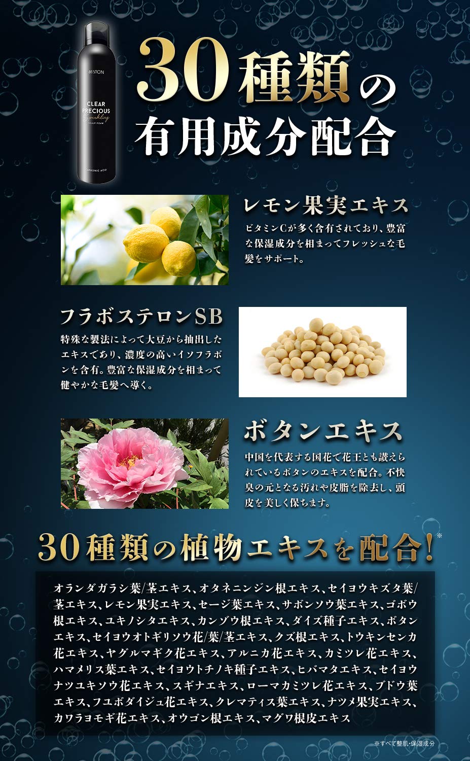 Amazon | MISTON 炭酸シャンプー クリアプレシャス スカルプフォーム